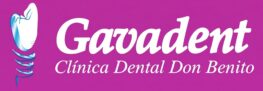 logotipo de la clinica dental gavadent en don benito